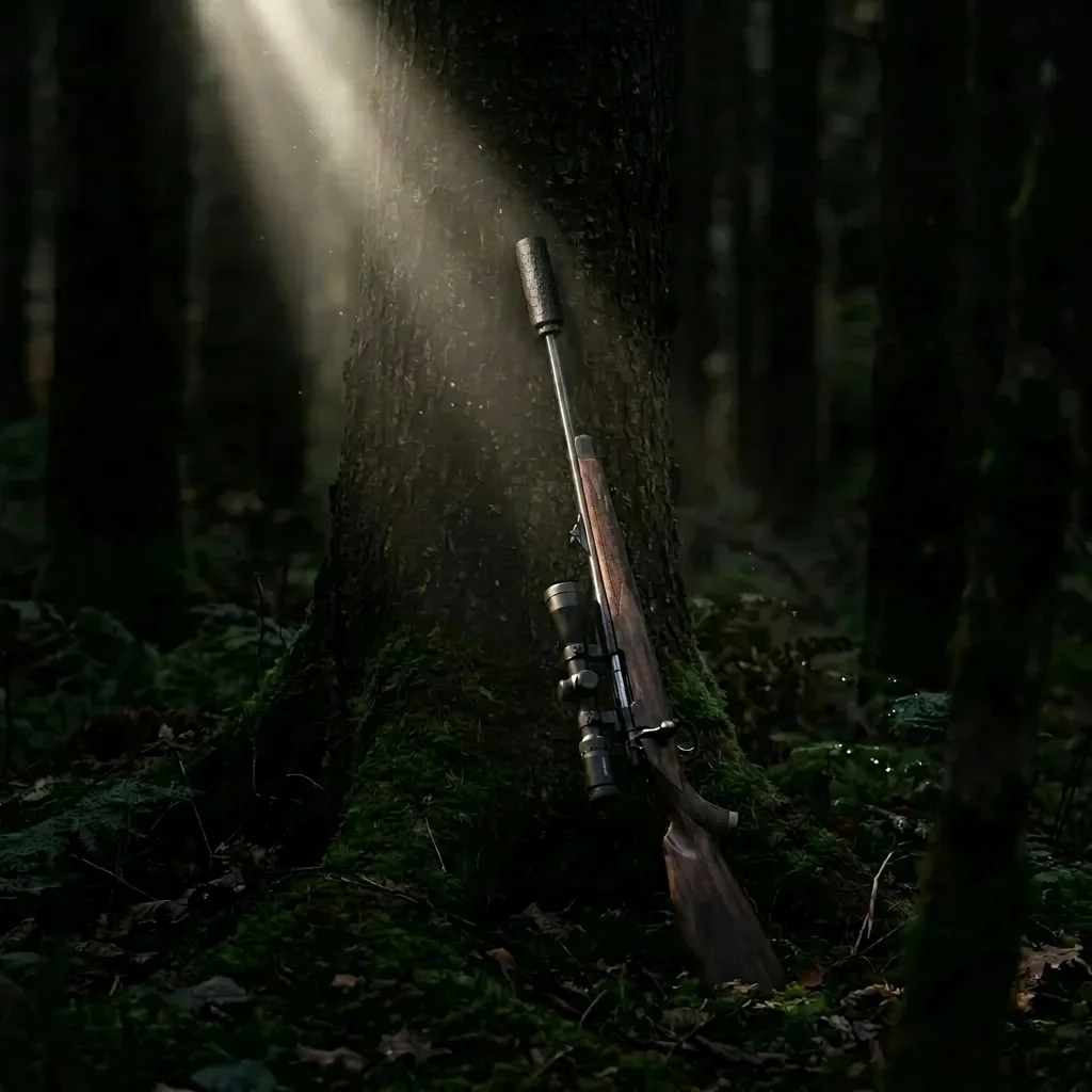 Erfahrungsbericht Lautlose Pirsch im Schwarzwald - Pirsch Schwarzwald Schalldämpfer Vanward Ultra-Light Sako 90