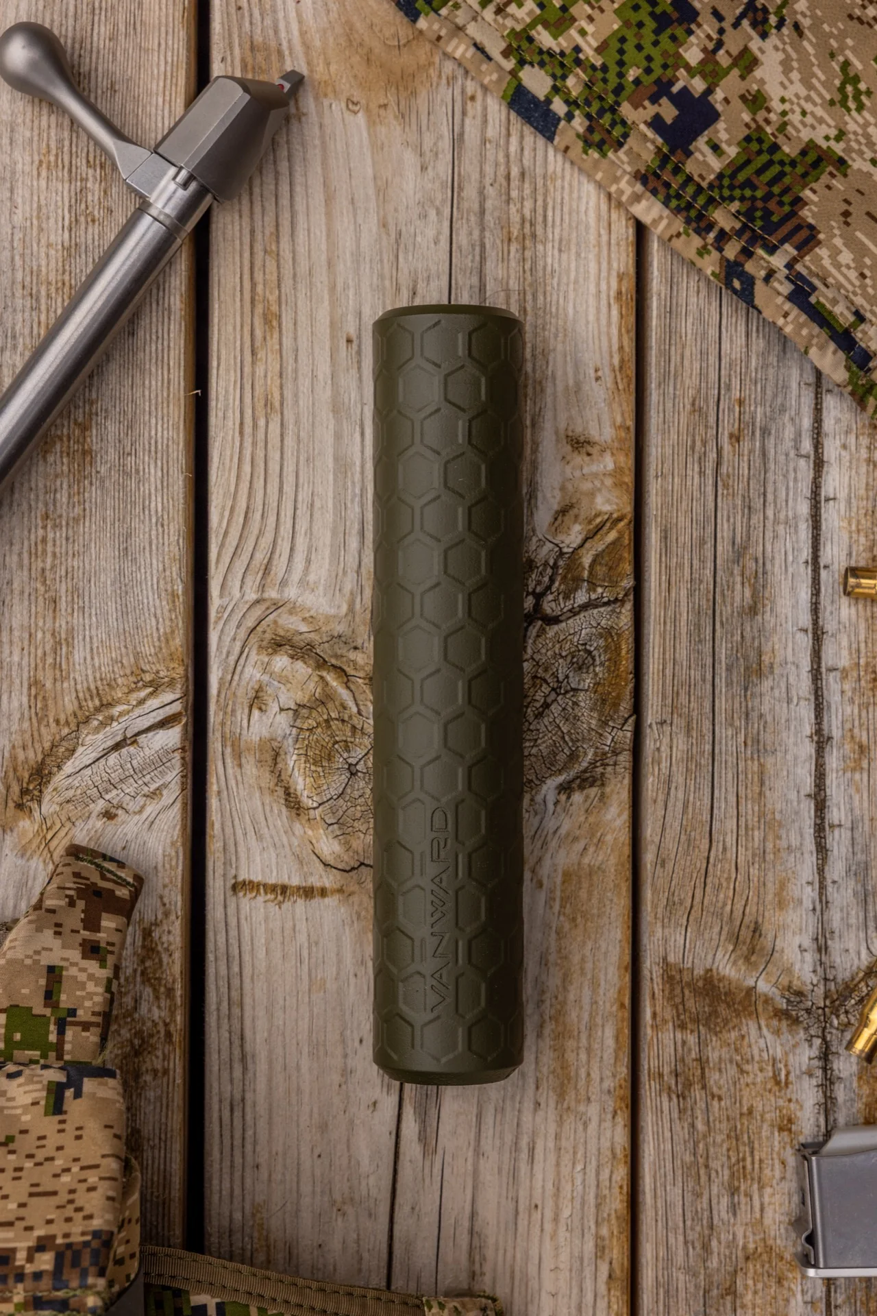Vanward Hunter Gen2 Schalldämpfer in Titan – Leichtgewicht Jagdschalldämpfer